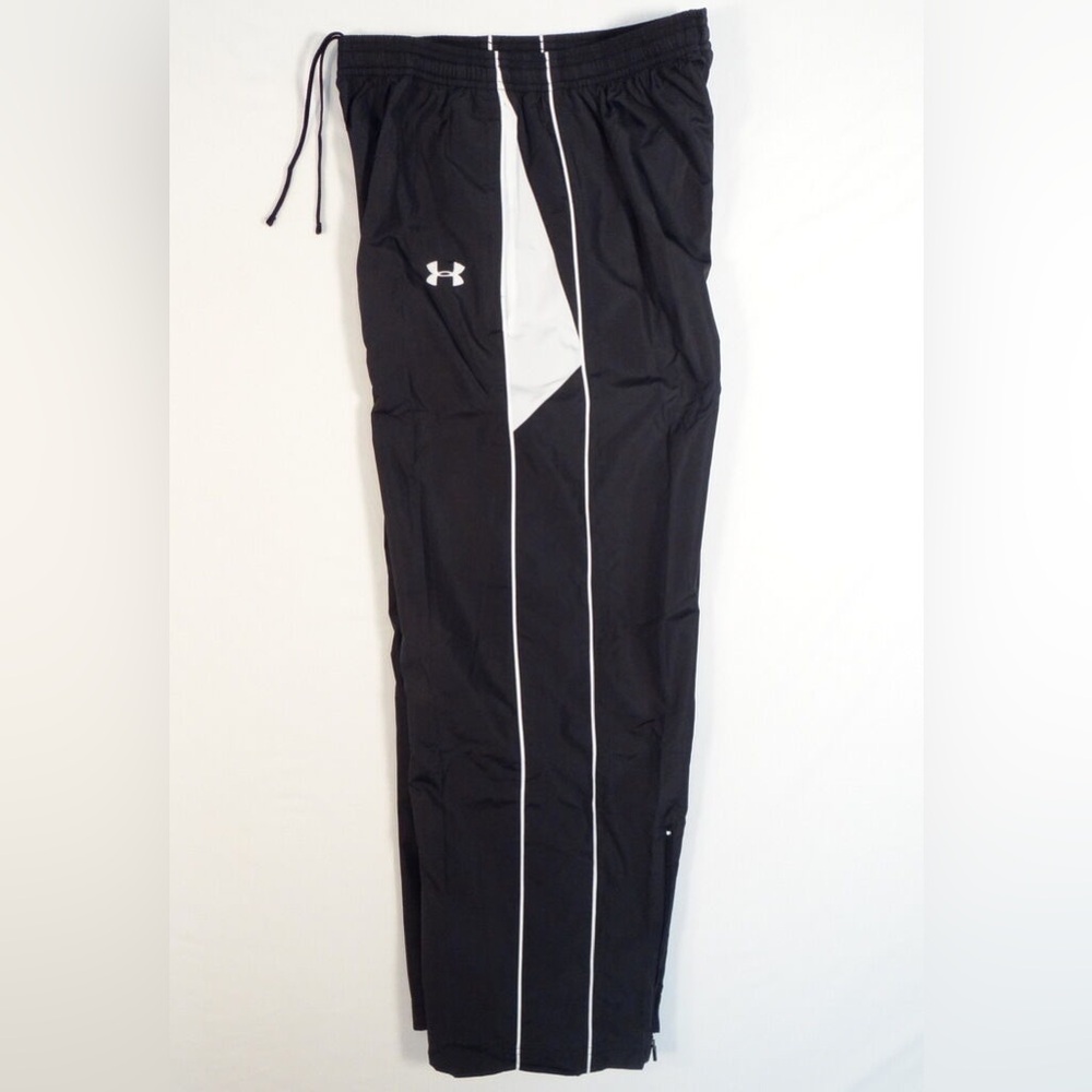 Under Armour All Season Gear Black & White Mesh Lined Track Pants Women’s M GUC